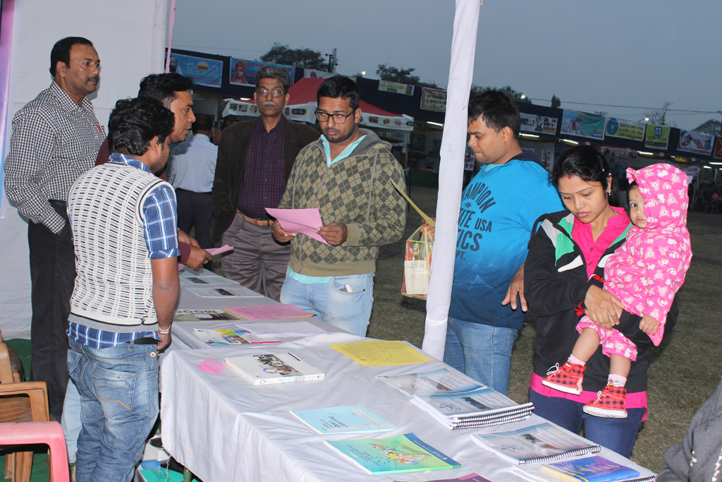articipation in the 18th Pustak Mela organized by SETU at Sambalpur from 15th to 22nd January 2016