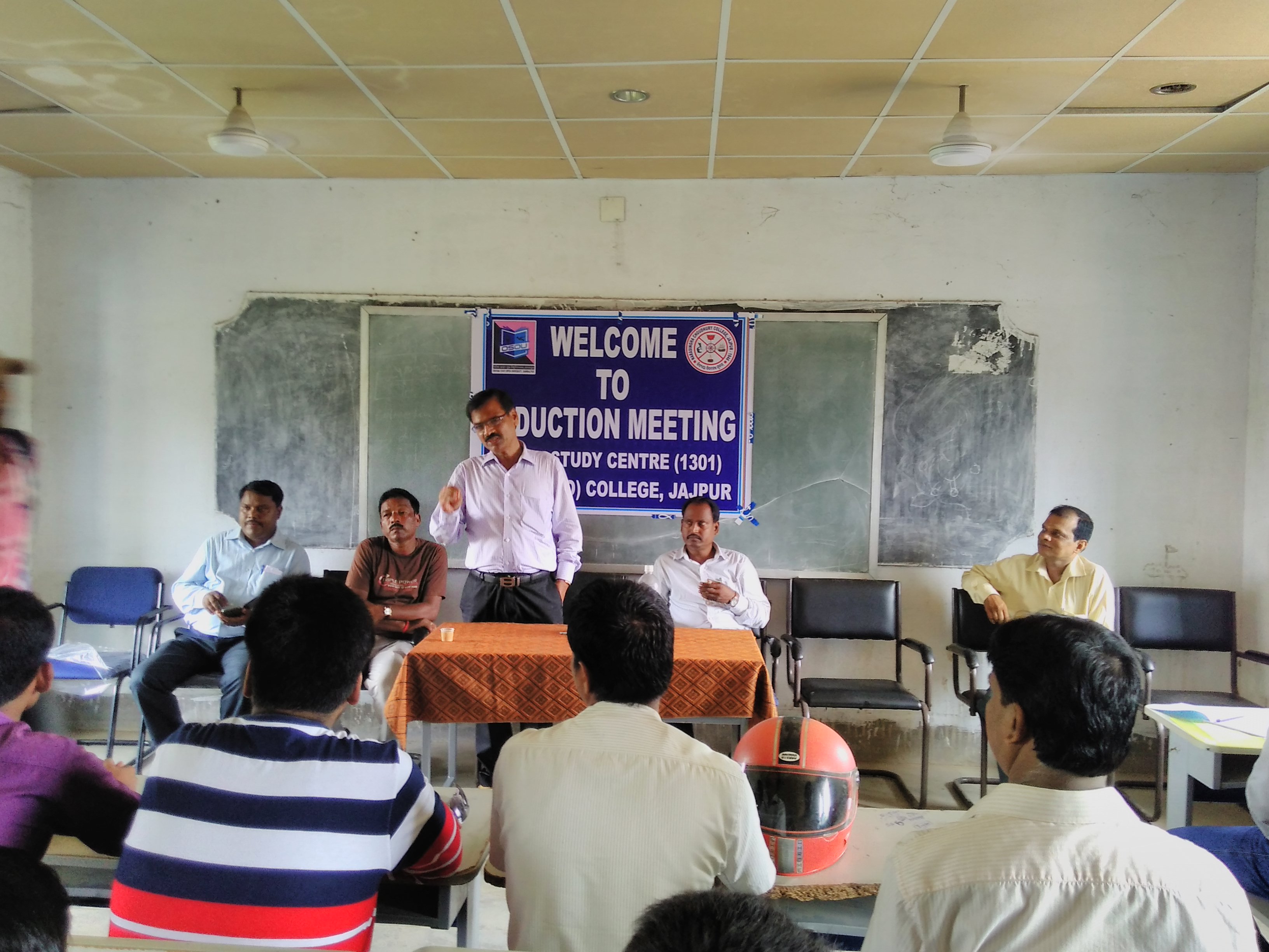 Induction Meeting at Narasingh Choudhury (Autonomous) College, Jajpur