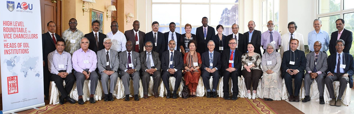 High Level Roundtable for Vice Chancellors & Heads of ODL Institutions, March 17-18, 2016