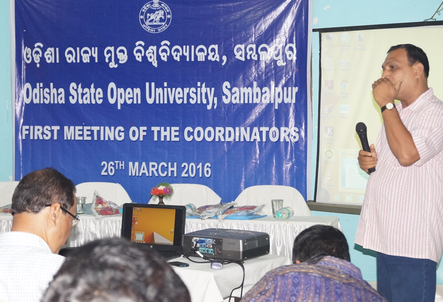 Sr. Rushi Kumar Rath addresses at first meeting of the coordinators