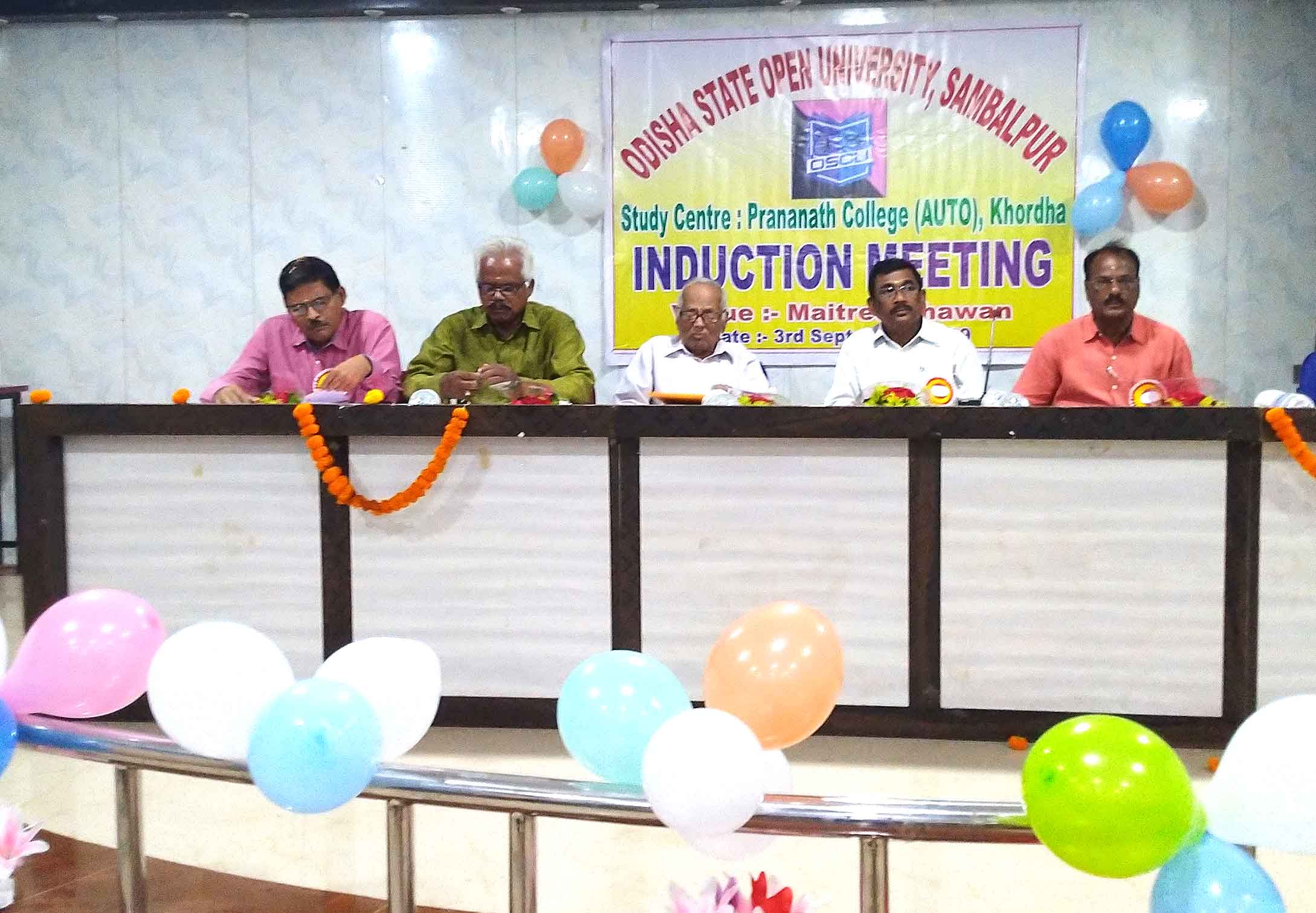 Induction Meeting July 2019